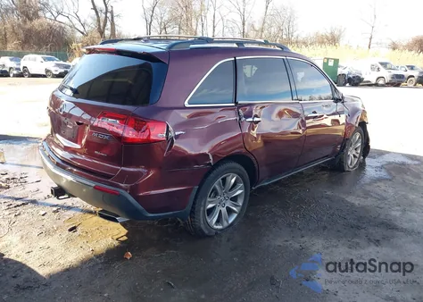 2012 Acura Mdx Advance Package из США, поврежденный, VIN 2HNYD2H6XCH516193